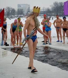 Командовать парадом буду я! (праздник моржей в клубе "наука")